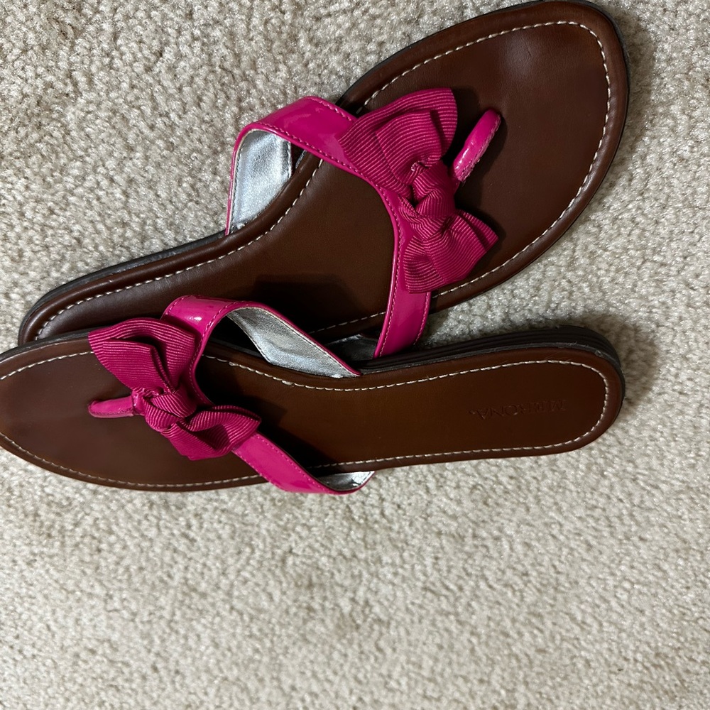 Pink Bow Women's Sandals